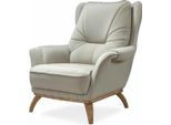 Poltrona Seduta Imbottita Design Divano Poltrona Relax Pelle Finta Soggiorno