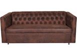 Divano Chesterfield In Stile Americano Divano In Pelle Marrone A Tre Posti Jvmoebel ®