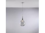 Pluvia Sospensione In Ferro Con Vetro Grigio Pyrex 1 Luce 142 Ø20 BL264-S1-GR