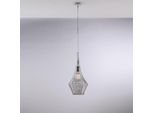 Zeus Sospensione In Ferro Con Vetro Grigio Pyrex 1 Luce 150 Ø20 BL270-S1-GR