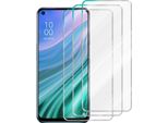 Cadorabo 3X Pellicola Protettiva Per Oppo A54 5G / A74 5G In Crystal Clear Pellicola Protettiva Temperata Per Schermo Blindato