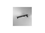 Applique A Led Oddy Orientabile Rotonda Nera Da 3Xgu10 Perenz