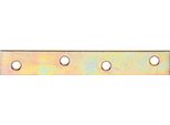 Alberts 339272 Connettore Piatto, Stretto, Zincato Sendzimir, 100 X 15 Mm
