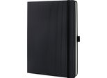 Sigel CO118 Taccuino Conceptum - Formato Tablet (180X240 Mm), Copertina Rigida, A Righe, 194 Pagine, Nero