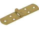 Cerniera Per Cassa Con Perno Rivettato Zincato Giallo 120X33X2,0Mm