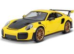 Maisto 31523 - Modellino Di Auto - Porsche 911 GT2 Rs (Giallo-Nero, Scala 1:24)
