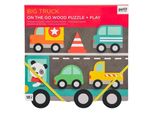 Petit Collage Puzzle In Legno Robusto Camion Grande