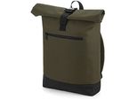 Bagbase BG855 | Zaino Roll-Top / Zaino Per Il Tempo Libero | 32 X 44 X 13 Cm - Colore: Verde Militare - Dimensioni: 32 X 44 X 13 Cm