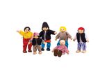 Bigjigs Toys Pirati Set 6 Pezzi