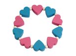 Bracciale Detoa Baby Con Cuori Rosa E Blu