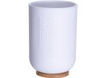 Bicchiere Da Bagno Con Base In Bambù Bicchiere Per Spazzolini Da Denti Bicchiere Da Bagno Porta Spazzolini Da Bagno