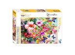 Puzzle Brain Tree Fiori E Farfalle 1000 Pezzi