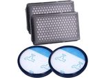 Set Di 4 Pezzi Di Filtri Hepa Per L'aspirapolvere Rowenta RO3731EA RO3753EA Compact Power Cyclonic - Ricambio Per Rowenta ZR005901