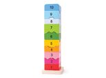 Bigjigs Baby Torre Motoria In Legno Con Numeri
