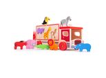 Bigjigs Toys Macchinina In Legno Con Animali Da Safari