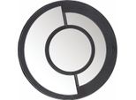Specchio Da Parete Rotondo Speigel Decorativo Design Moderno Soggiorno Nero