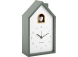 Karlsson Orologio A Cucù Sveglia Modern Cuckoo Verde Giungla | 6X12X20 Cm