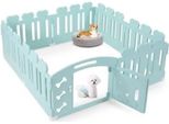 Bolt Edge Puppyren Xxl - Cuccia Per Cani E Cuccioli - 155X155X60Cm - Con Porta - Hdpe - Per Cani, Gatti E Piccoli Animali - Interno Ed Esterno - Verde