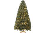 Albero Di Natale Artificiale 180 Cm – Economico – Senza Illuminazione – Rami Realistici In Pvc – Con Supporto In Legno