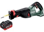 Sega A Gattoparo A Batteria Metabo Ssep 18 Lt 18 V 32 Mm + 1 Batteria Lihd 8,0 Ah - Senza Caricabatterie