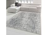 Tappeto Moderno Di Design A Motivi Astratti In Antracite Dimensioni - 160X230 Cm