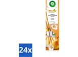Air Wick - Diffusore Di Fragranze Per Ambienti - Pera Caramellata Dolce - Oli Essenziali - 40 Ml - Value Pack - 24 Pezzi