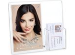 Cornice Per Foto In Acrilico Zep Lowell 10X15 Cm Con Porta-Visite EW327
