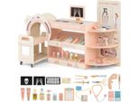 Costway Set Da Gioco Del Dottore Per Bambini, Kit Per Il Gioco Di Ruolo In Ospedale Con Cartella Clinica, Macchina Tac Giocattolo, Pellicole Intercambiabili E Accessori Medici, Per Bambini Dai 3 Anni In Su