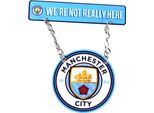 Manchester City Fc - Magnete Da Frigo "Hanging"" BS6454 (Taglia Unica) (Blu/Bianco)"