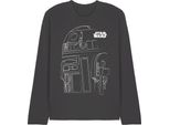 Star Wars - T-Shirt Unisex Uomo/Donna, Manica Lunga TV28600 (M) (Carbone)