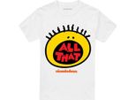 Nickelodeon - Maglietta "All That"" Per Uomo/Donna Unisex TV28722 (S) (Bianco)"
