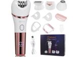 Inf Epilatore Elettrico 4 In 1 Rosa - Rasoio, Rifinitore, Impermeabile