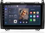 Autoradio Android Da 9 Pollici 6+128 Gb Per Mercedes-Benz Classe A B W169 W245 Wireless Carplay Android Auto 4G Wifi Navigazione Gps 8 Core Rds Dsp Dab+ Bt
