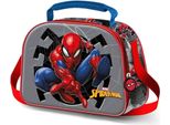 Karactermania Marvel Spiderman 3D Lunchtasche Grau Grau Taglia Unica