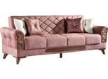 Divano Tessile 3 Posti Imbottito Divani Design Divano Arredo Tre Posti 225Cm