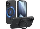 Etui Tech-Protect Magring Magsafe Na Iphone 17 - Czarny Mat