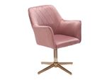 Wohnling Esszimmerstuhl Samt WL6.306 Rosa