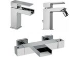 Rubinetteria Lavabo E Vasca A Cascata Piu' Bidet Bagno | Infinity