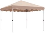 Gazebo - Padiglione - Tenda Pop-Up Per Feste - Tenda Da Spiaggia - Per Patio, Giardino E Feste - 3X3M - Beige - Impermeabile E UV50+ - Altezza Regolabile