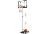 DeBasketballstange – Verstellbarer Basketballkorb – 1,2 bis 3m Höhe – Für draußen