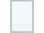 Specchio Da Bagno London – Rettangolare – Argento – 80X60 Cm – Led – Dimmerabile – Antiappannamento – Sensore Tattile – Montaggio A Parete