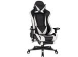 Sedia Da Gioco Bolt Edge - Sedia Ergonomica Da Gioco E Da Ufficio - Regolabile In Altezza - Bianco - Pelle Finta - Con Poggiapiedi