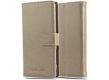 Cadorabo Cover Per Sony Xperia Z3 Plus / Z4 Cover Protettiva In Marrone Cellulare Cover Libro Custodia Custodia