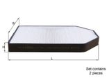 Filtro Abitacolo Mahle La 51/S Filtro Antipolline Per Audi A8 (4D2, 4D8)