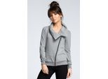 Bewear Felpa Donna Bunlemphius B071 Grigio Con Zip S