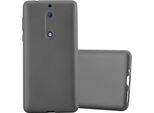 Cadorabo Custodia Protettiva Per Nokia 5 2017 Cover In Grigio Custodia Del Telefono Cellulare Tpu Custodia In Silicone Custodia Cover
