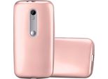 Cadorabo Custodia Protettiva Per Motorola Moto G3 Custodia In Rosa Custodia Per Telefono Cellulare Custodia In Silicone Tpu Custodia Cover Case