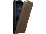 Cadorabo Custodia Per Nokia 6 2017 Cover Protettiva In Marrone Flip Case Custodia Per Telefono Cellulare Case Cover