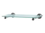 Mensola A Muro In Vetro Spirella Mensola Da Bagno Sydney Mensola A Muro Per Il Bagno In Vetro E Acciaio Inox 40 Cm - Da Forare