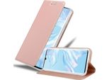 Cadorabo Custodia Per Cellulare Per Huawei P30 Pro Custodia Protettiva In Rosa Cover Etui Book Case Booklet